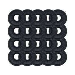 Leatherette Ear Cushions for Jabra, Plantronics and EPOS Headsets - Pack 20 units