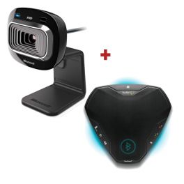 Microsoft Lifecam HD 3000 +Konftel Ego Bluetooth Speakerphone
