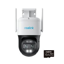 Reolink 4K TrackMix Auto PTZ Mains WiFi AI + 64GB