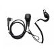 Ergonomic micro-earphone Motorola 2 pins + Headset hook